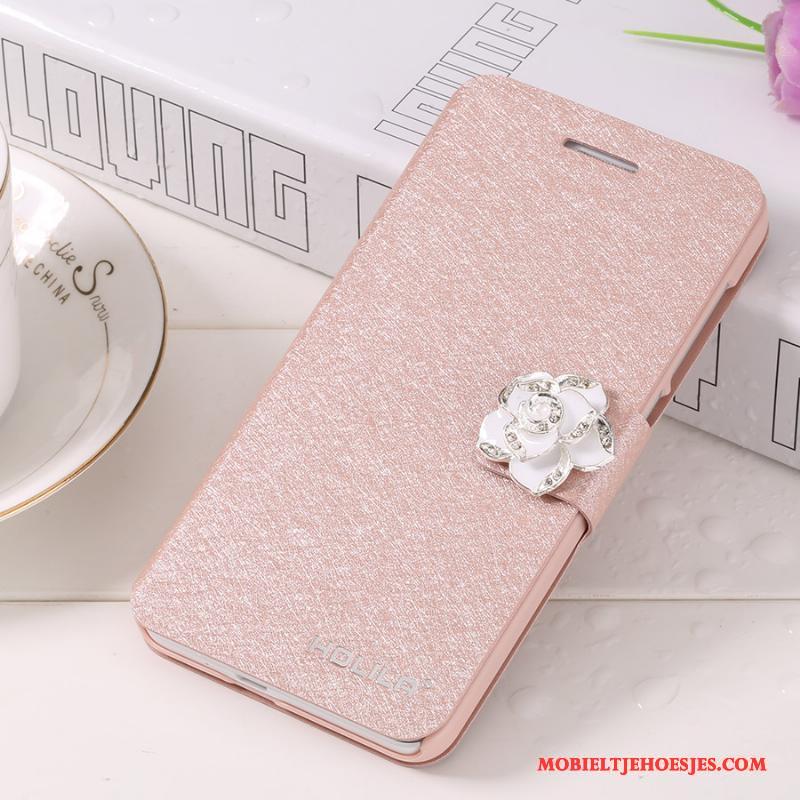 Huawei P Smart Hoes Hoesje Telefoon Folio Leren Etui Anti-fall Lichtblauw Bescherming