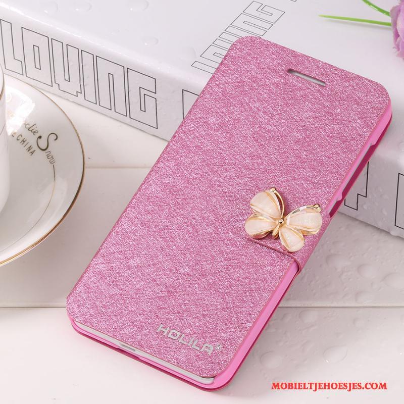 Huawei P Smart Hoes Hoesje Telefoon Folio Leren Etui Anti-fall Lichtblauw Bescherming