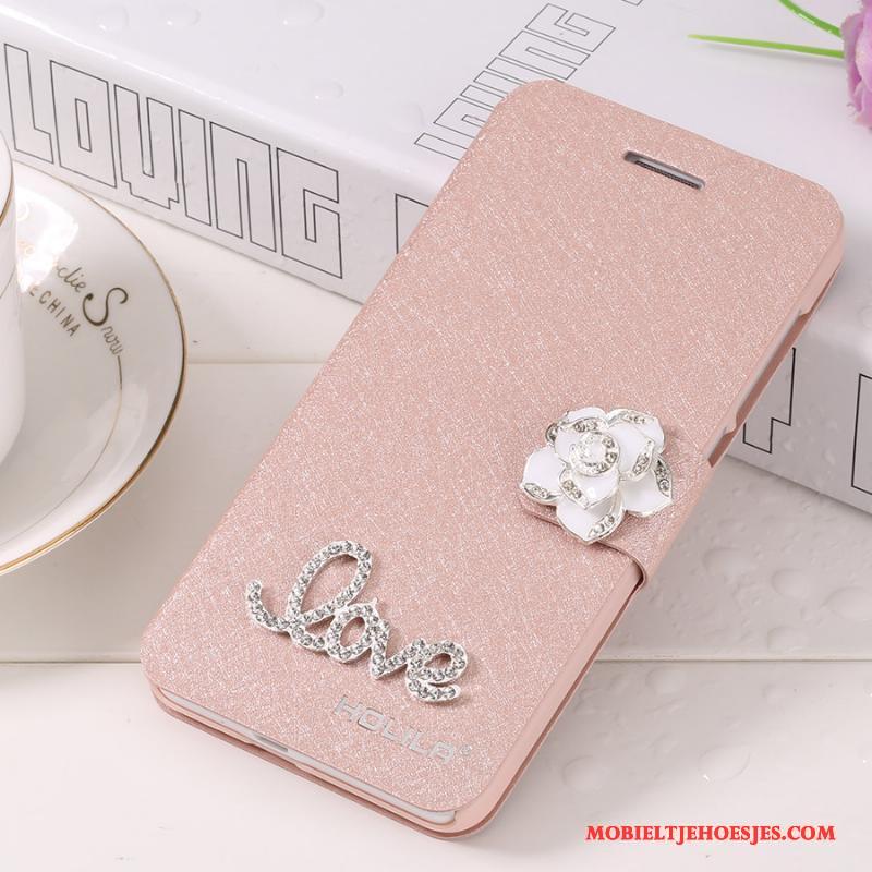 Huawei P Smart Hoes Hoesje Telefoon Folio Leren Etui Anti-fall Lichtblauw Bescherming