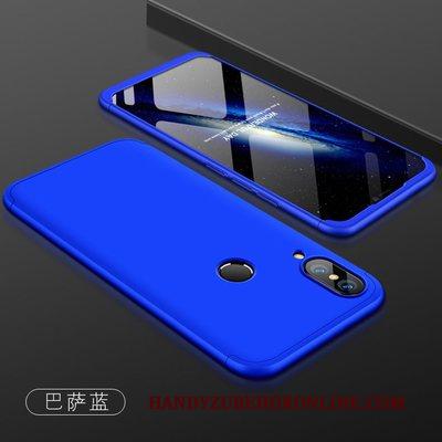 Huawei P Smart+ Hoesje Blauw Hoes All Inclusive Scheppend Schrobben Jeugd Anti-fall