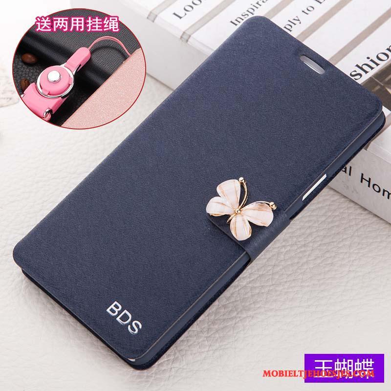 Huawei P Smart Leren Etui Roze Anti-fall Hoesje Folio Bescherming Telefoon