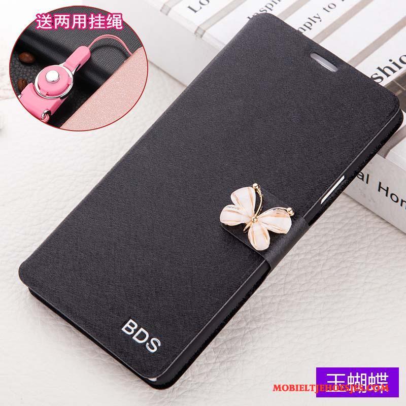 Huawei P Smart Leren Etui Roze Anti-fall Hoesje Folio Bescherming Telefoon