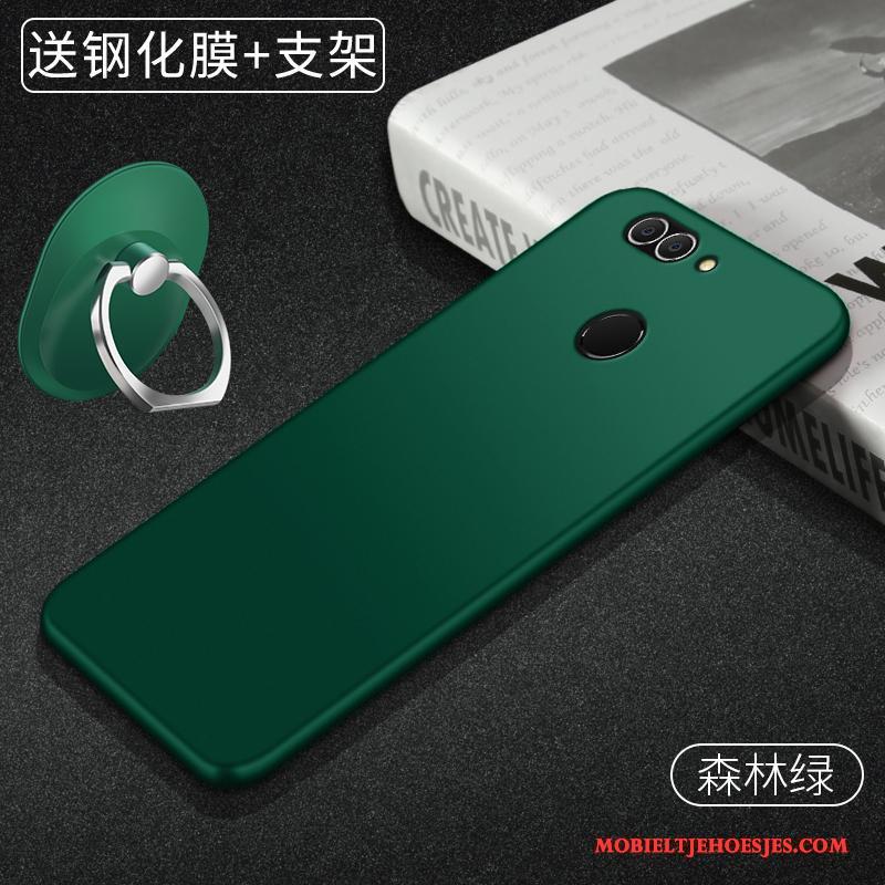 Huawei P Smart Lichte En Dun Siliconen Hoesje Groen Schrobben Bescherming Mobiele Telefoon