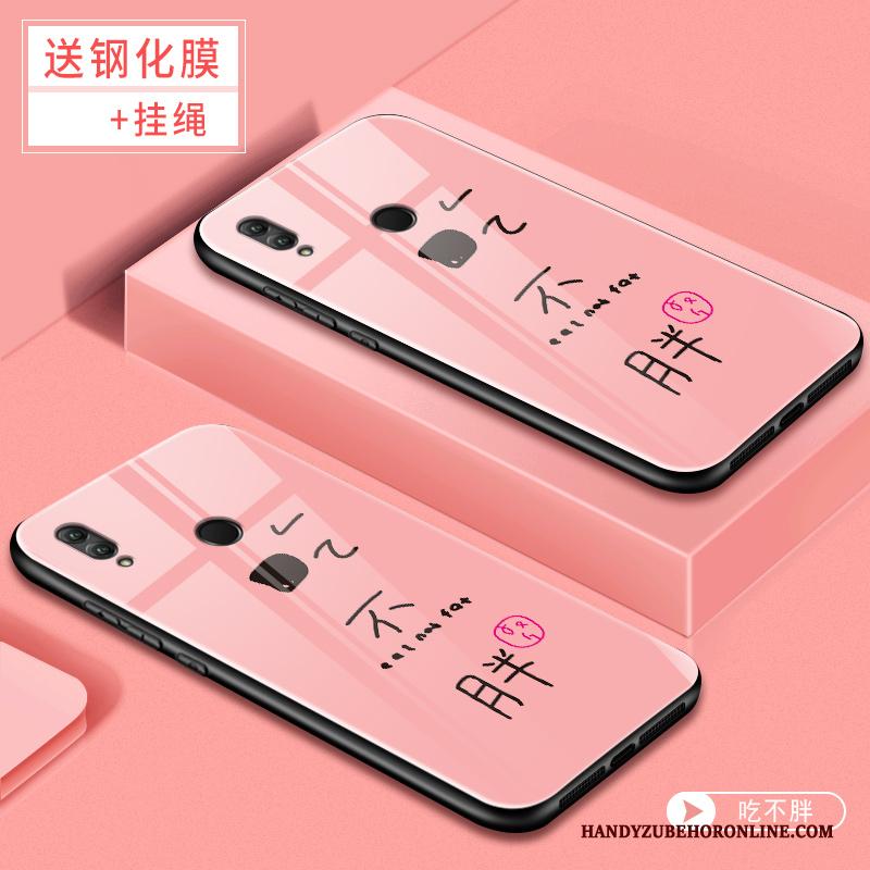 Huawei P Smart+ Rood Bescherming Siliconen Hoes Mobiele Telefoon Anti-fall Hoesje Telefoon