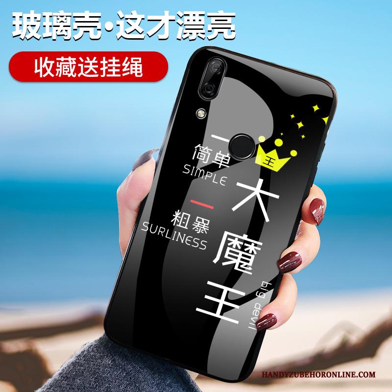 Huawei P Smart Z Hoes Hoesje Telefoon Zwart Glas Persoonlijk Bescherming Scheppend