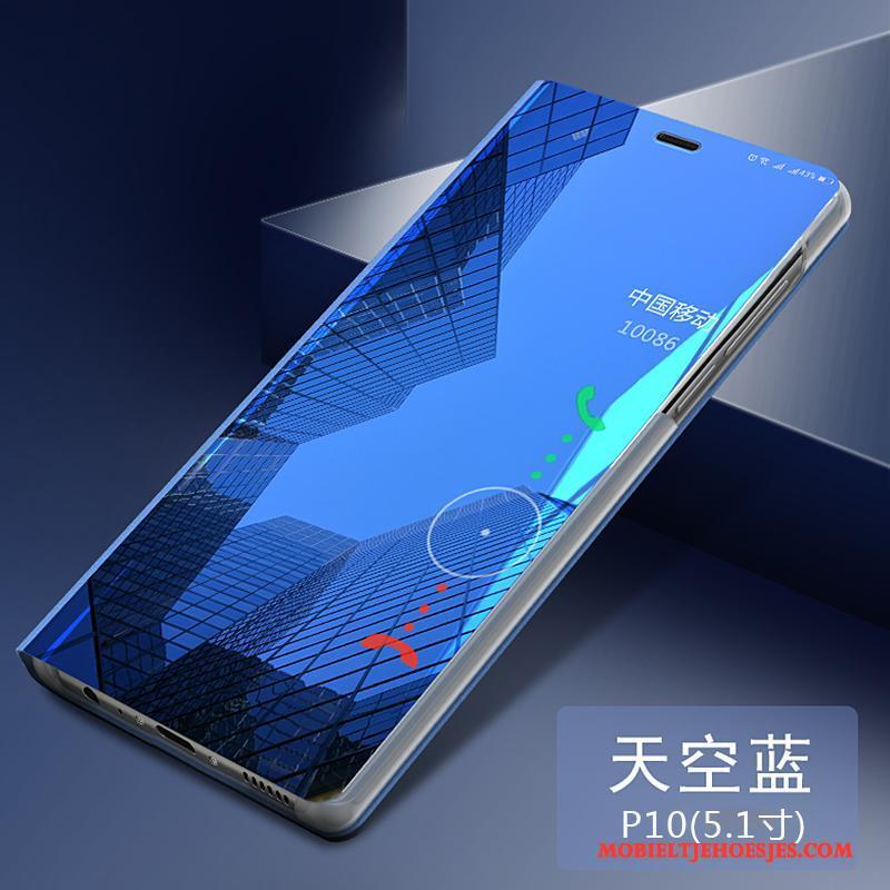 Huawei P10 Clamshell Leren Etui Bescherming Anti-fall All Inclusive Hoes Hoesje Telefoon
