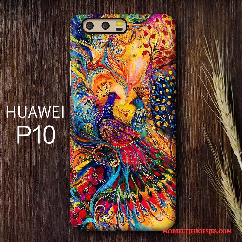 Huawei P10 Hoes Anti-fall Scheppend Hard Schrobben Hoesje Persoonlijk