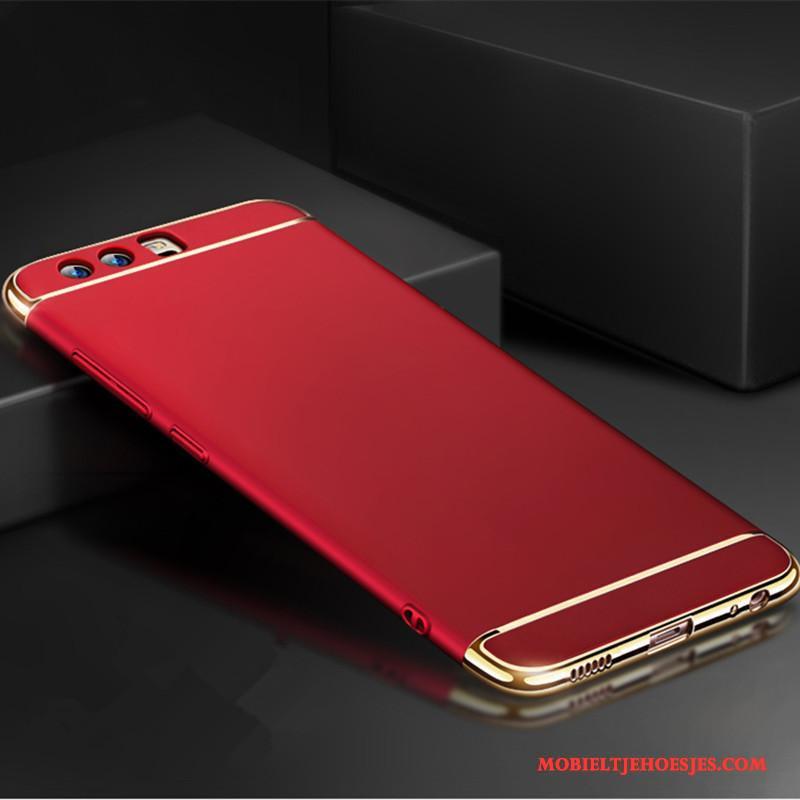 Huawei P10 Hoes Bescherming Hoesje Hard All Inclusive Telefoon Rood