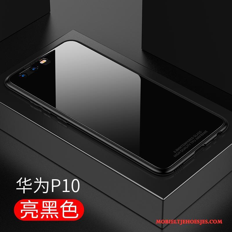Huawei P10 Hoesje Anti-fall All Inclusive Schrobben Blauw Dun Hoes Bescherming