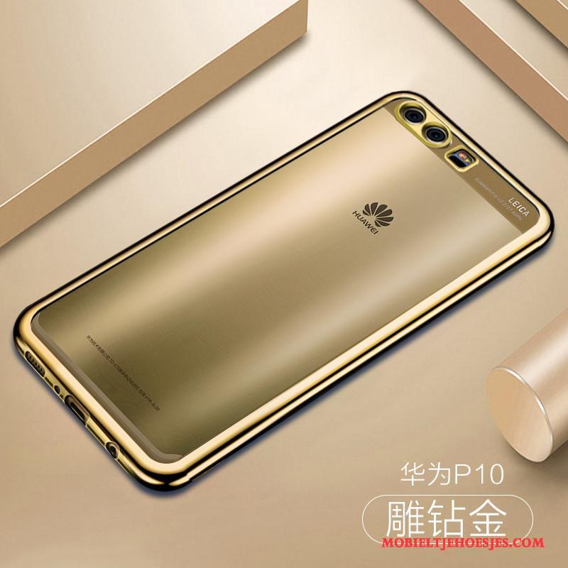Huawei P10 Hoesje Bescherming Siliconen Anti-fall Rose Goud Zacht All Inclusive Dun