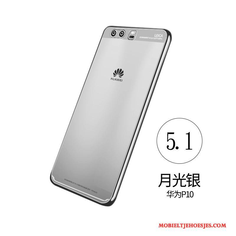 Huawei P10 Hoesje Bescherming Telefoon Roze Anti-fall Scheppend Siliconen