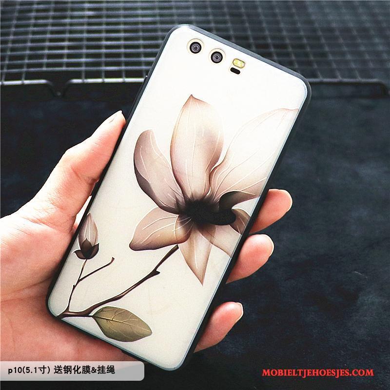 Huawei P10 Hoesje Kleur Bescherming Bloemen Scheppend Hoes Mobiele Telefoon Trend