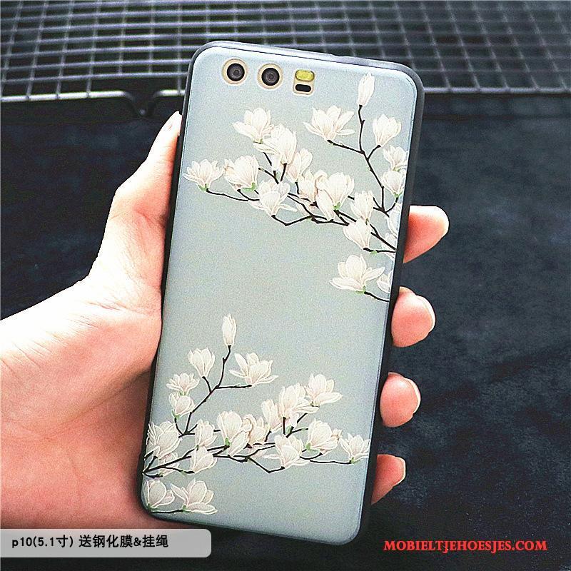 Huawei P10 Hoesje Kleur Bescherming Bloemen Scheppend Hoes Mobiele Telefoon Trend