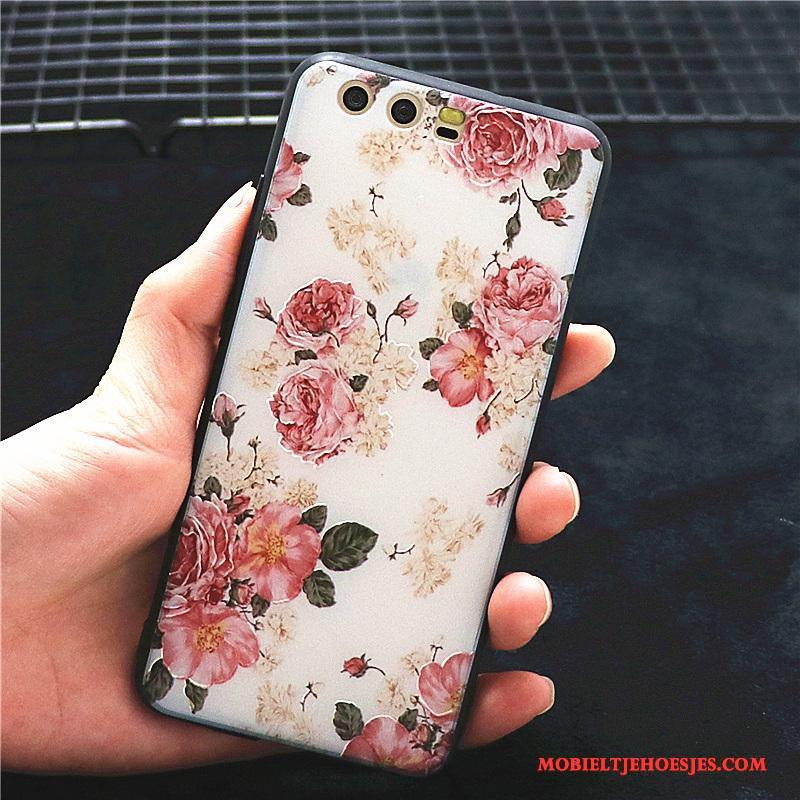 Huawei P10 Hoesje Kleur Bescherming Bloemen Scheppend Hoes Mobiele Telefoon Trend