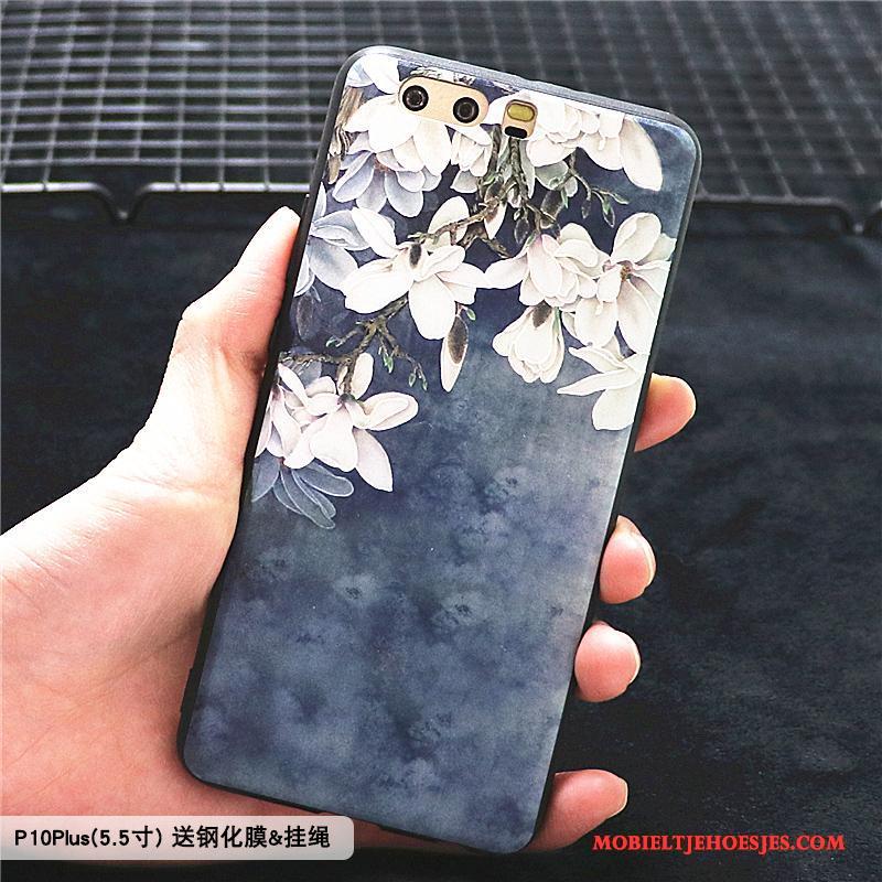 Huawei P10 Hoesje Kleur Bescherming Bloemen Scheppend Hoes Mobiele Telefoon Trend