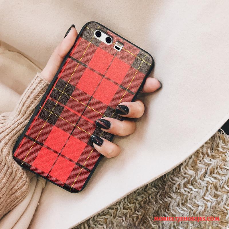 Huawei P10 Hoesje Persoonlijk All Inclusive Rood Trend Trendy Merk Vintage Scheppend