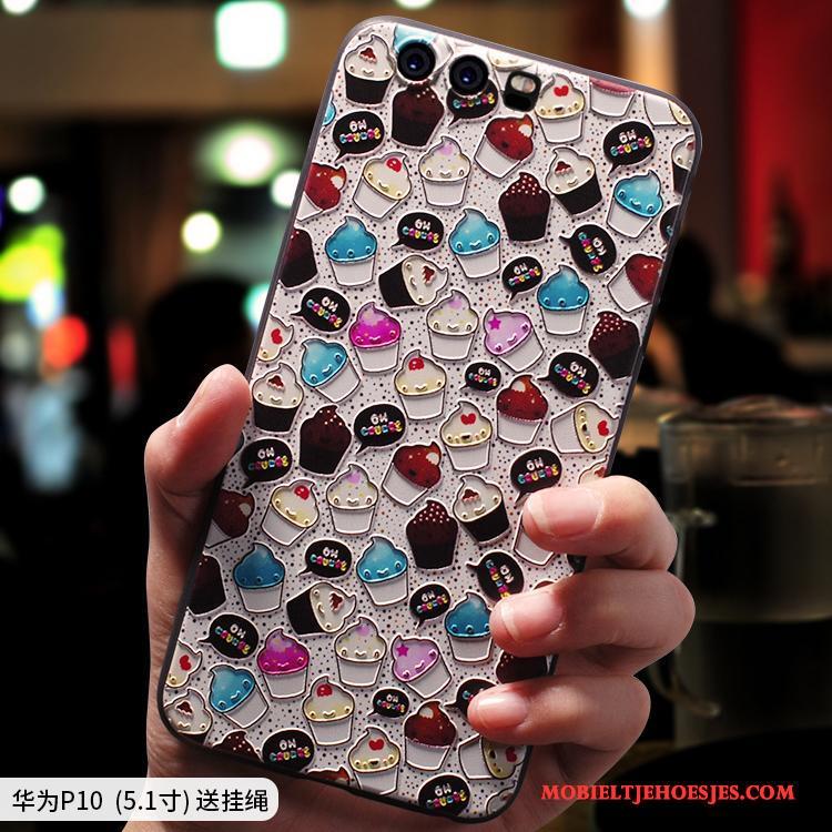 Huawei P10 Hoesje Telefoon Scheppend Persoonlijk Kleur Trend Mooie Spotprent