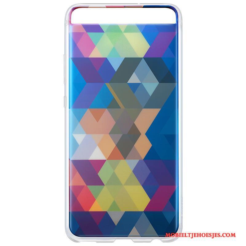 Huawei P10 Kleurrijke Hoesje Telefoon Anti-fall Zacht Dun Siliconen