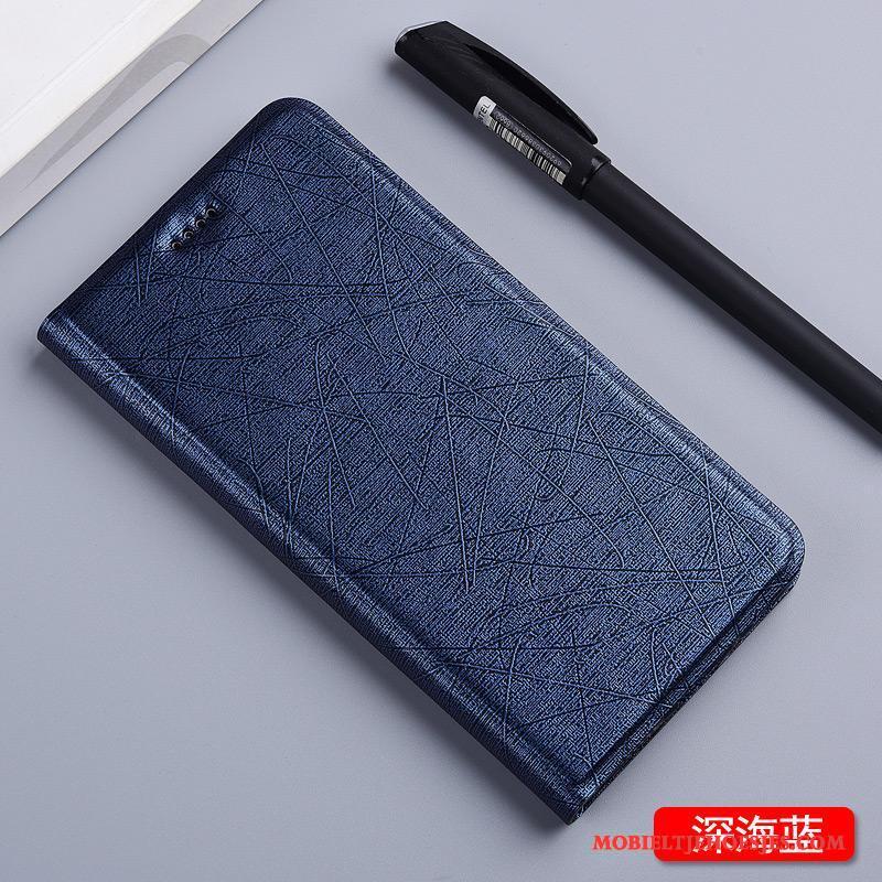 Huawei P10 Lite Hoesje Bescherming Leren Etui Zijde Hoes Groen Folio Mobiele Telefoon