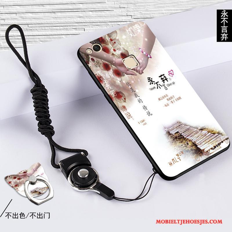Huawei P10 Lite Kleur Trend Geschilderd Reliëf Hoesje Telefoon Jeugd Hanger