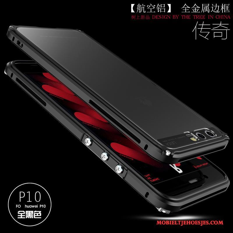 Huawei P10 Metaal Hanger Hoes Anti-fall Hoesje Bescherming Scheppend