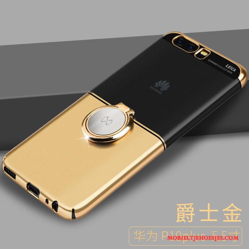 Huawei P10 Plus Anti-fall Hoes Hard Scheppend Dun Hoesje Telefoon Klittenband