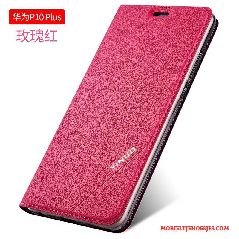 Huawei P10 Plus Anti-fall Zwart Siliconen Hoes Clamshell Hoesje Telefoon All Inclusive