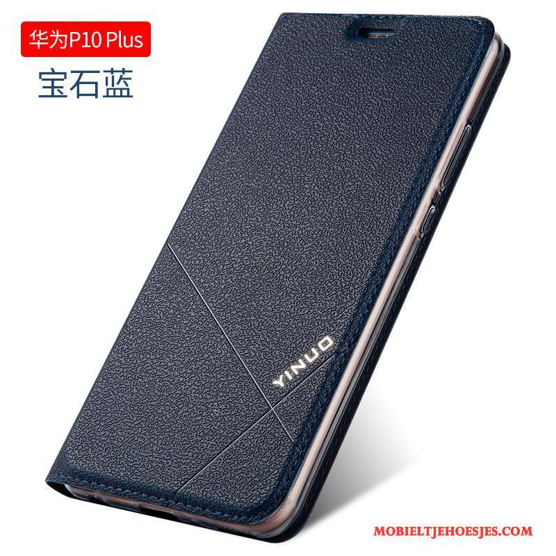 Huawei P10 Plus Anti-fall Zwart Siliconen Hoes Clamshell Hoesje Telefoon All Inclusive