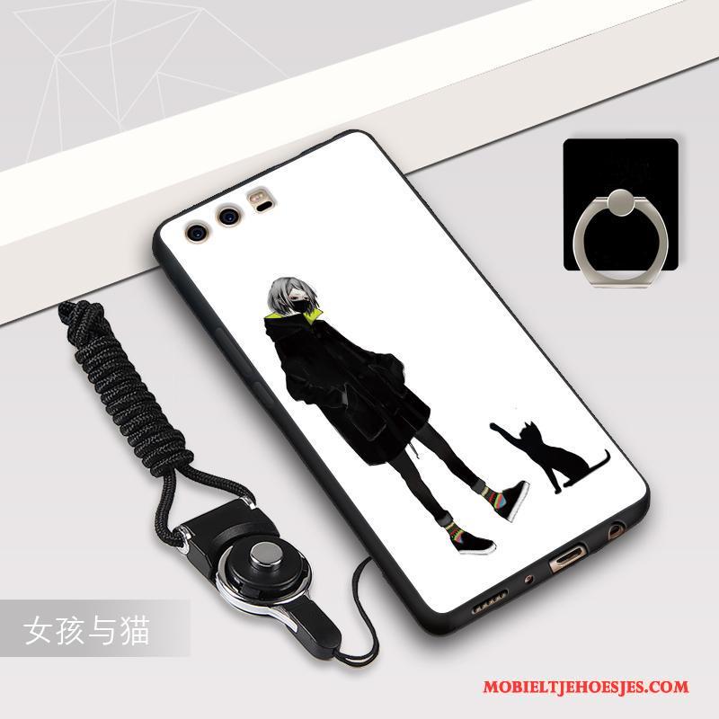 Huawei P10 Plus Bescherming Hanger Zacht Persoonlijk Hoesje Telefoon Anti-fall Scheppend