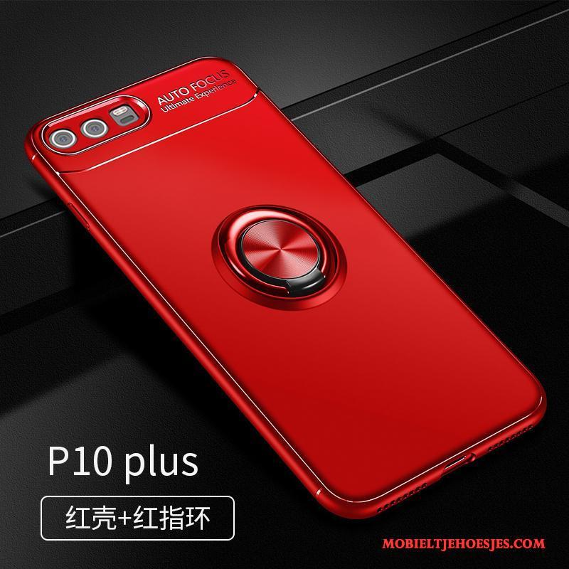 Huawei P10 Plus Bescherming Zacht Hoesje Siliconen Anti-fall Zwart All Inclusive