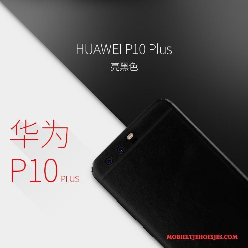Huawei P10 Plus Dun Skärmskydd Rood Bescherming Hoes Hoesje Telefoon Leren Etui