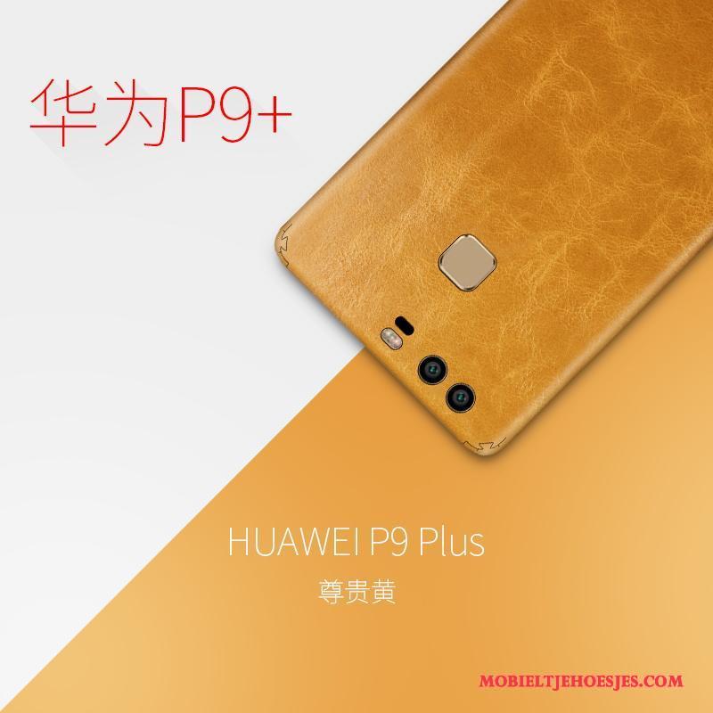 Huawei P10 Plus Dun Skärmskydd Rood Bescherming Hoes Hoesje Telefoon Leren Etui