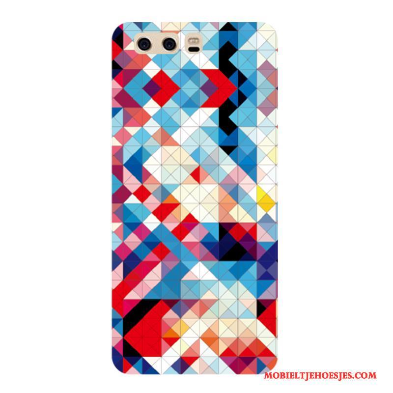 Huawei P10 Plus Hoes Schrobben Blauw Scheppend All Inclusive Mobiele Telefoon Hoesje Telefoon