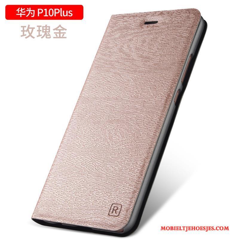 Huawei P10 Plus Leren Etui Clamshell Anti-fall Hoes Mobiele Telefoon Hoesje Telefoon Bescherming