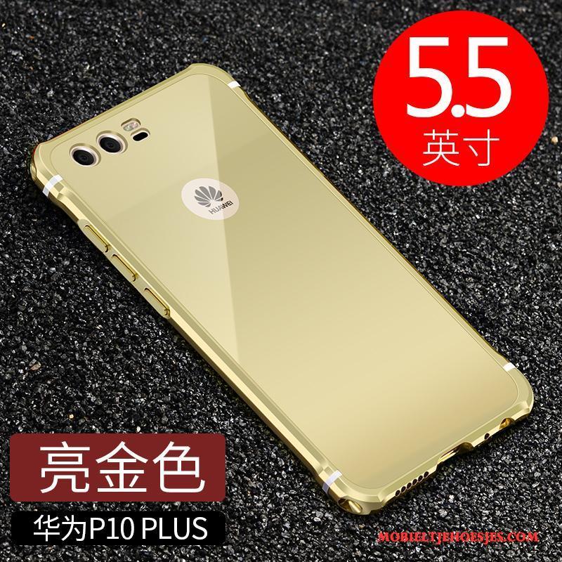 Huawei P10 Plus Nieuw Hoesje Telefoon Anti-fall Metaal Bescherming Helder Omlijsting