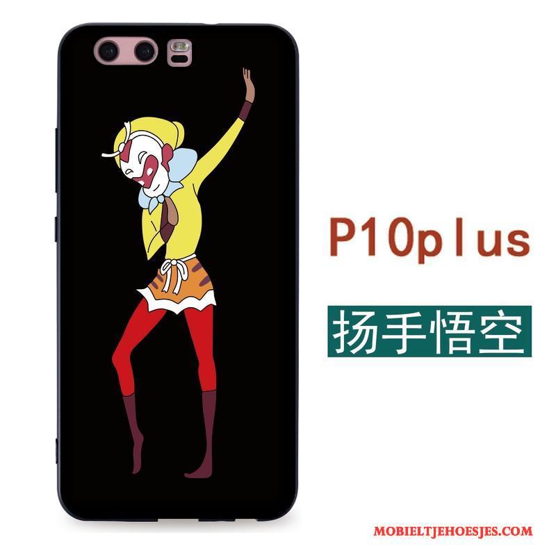Huawei P10 Plus Zacht Persoonlijk Hoesje Telefoon Hanger Zwart Scheppend Lovers