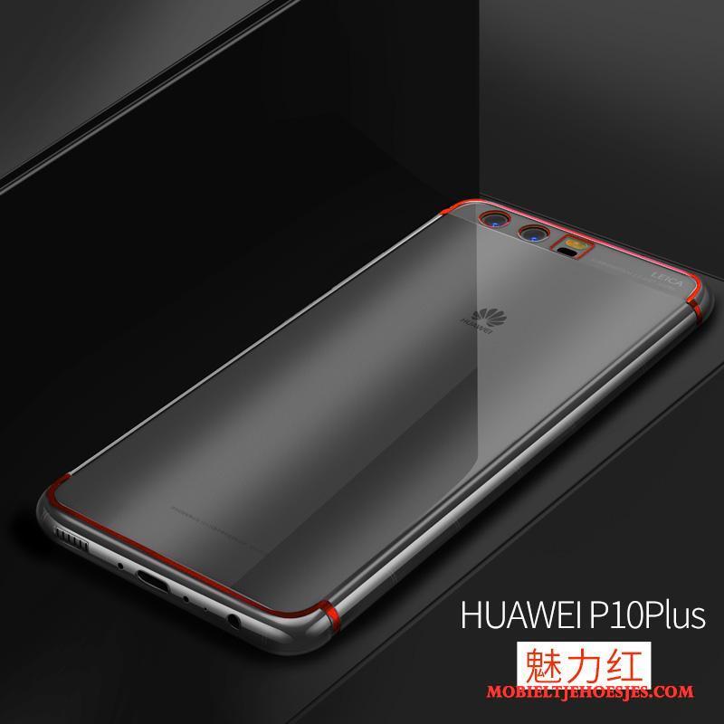 Huawei P10 Plus Zilver Siliconen Zacht Trend Decompressie Persoonlijk Hoesje Telefoon