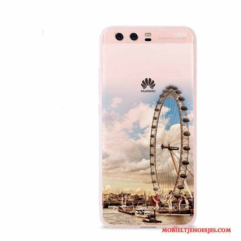 Huawei P10 Scheppend Bescherming Mobiele Telefoon Hoes Zacht Siliconen Hoesje