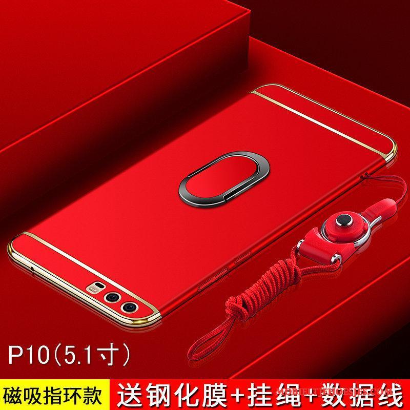 Huawei P10 Schrobben Hoesje Telefoon Trend All Inclusive Rood Bescherming Mobiele Telefoon