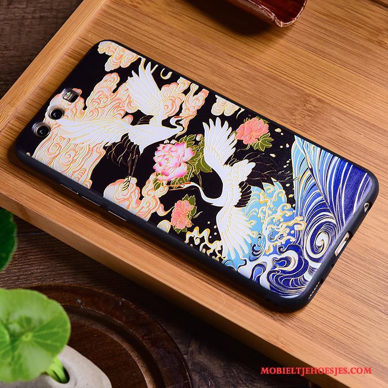 Huawei P10 Trendy Merk Scheppend Chinese Stijl Vintage Kunst Hoesje Telefoon Persoonlijk