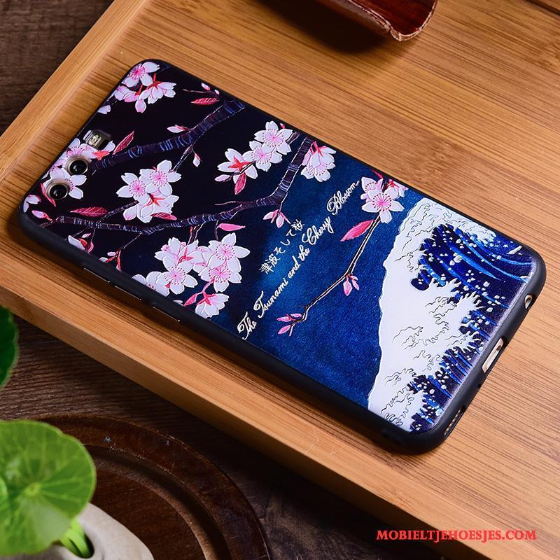 Huawei P10 Trendy Merk Scheppend Chinese Stijl Vintage Kunst Hoesje Telefoon Persoonlijk