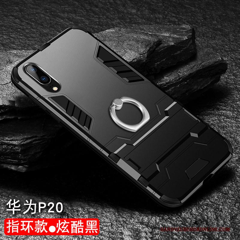 Huawei P20 Bescherming Gasbag Hoesje Siliconen Schrobben Auto Scheppend
