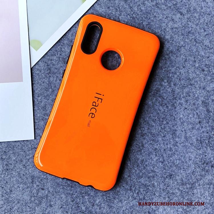 Huawei P20 Lite All Inclusive Hoes Hoesje Oranje Bescherming Mini Telefoon