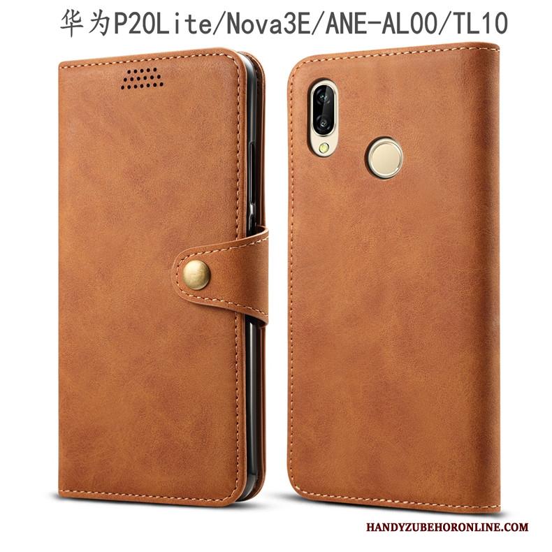 Huawei P20 Lite Bescherming Hoes Jeugd Hoesje Telefoon Anti-fall Grijs Folio