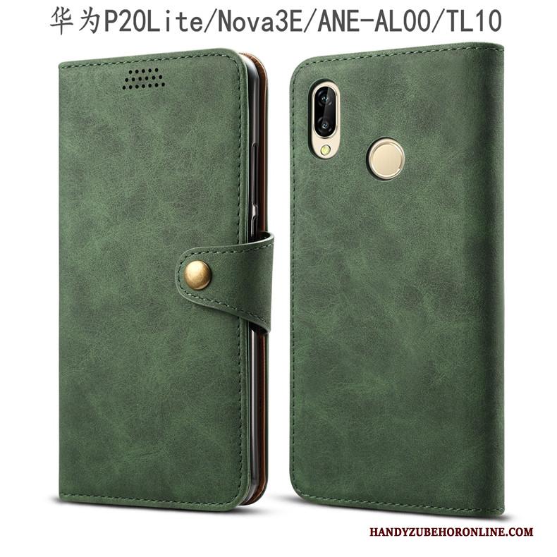 Huawei P20 Lite Bescherming Hoes Jeugd Hoesje Telefoon Anti-fall Grijs Folio