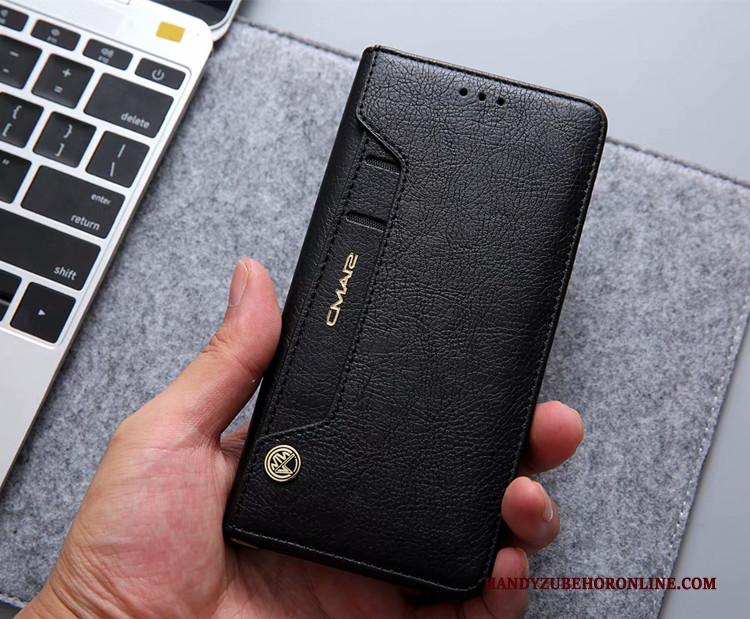 Huawei P20 Lite Kaart Tas Bescherming Hoesje Telefoon Leren Etui Folio All Inclusive