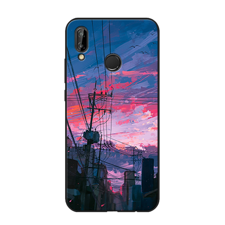 Huawei P20 Lite Zacht All Inclusive Hoesje Kleur Mobiele Telefoon Siliconen Bescherming