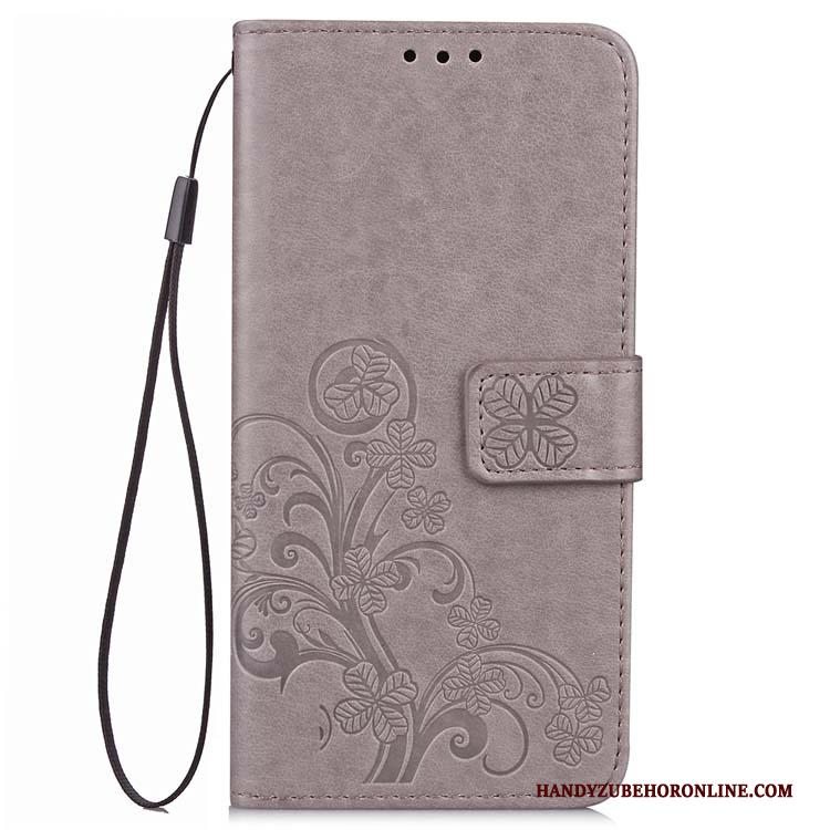 Huawei P20 Met Strass Leren Etui Hoesje Telefoon Folio Siliconenhoesje Bescherming Anti-fall