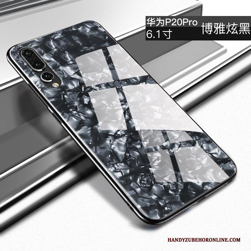 Huawei P20 Pro Hoesje Dun Trendy Merk Glas Nieuw All Inclusive Rood Anti-fall