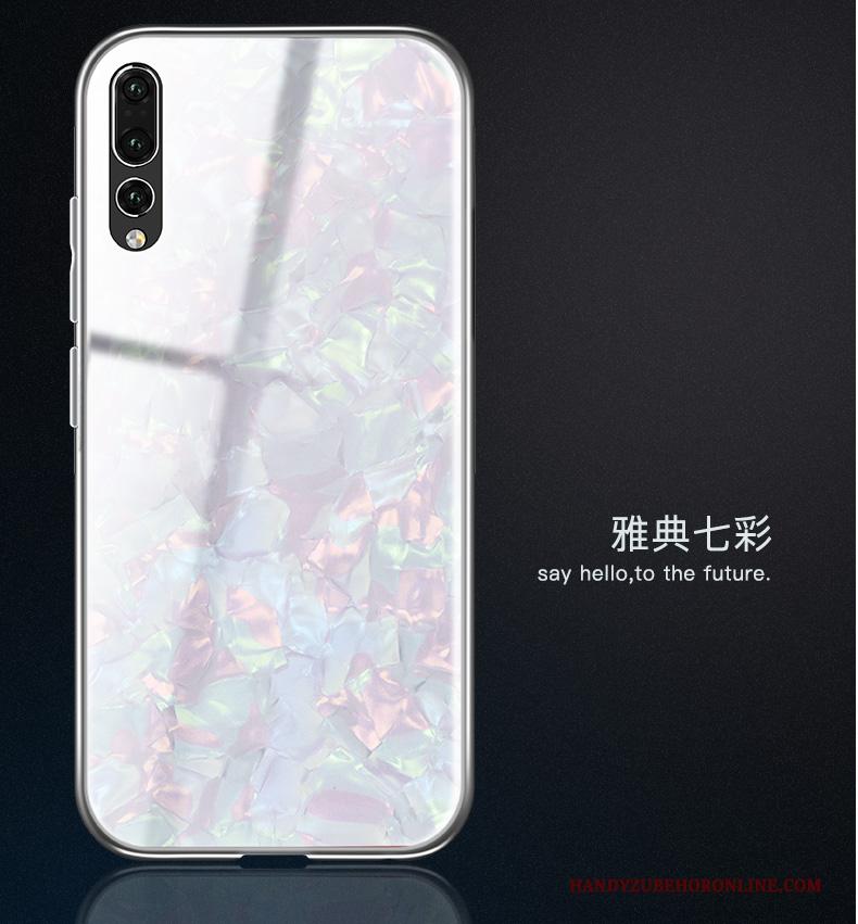 Huawei P20 Pro Hoesje Dun Trendy Merk Glas Nieuw All Inclusive Rood Anti-fall